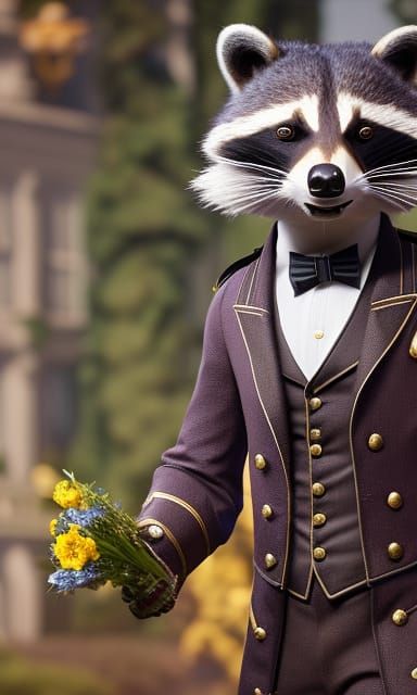 racoon Gentleman