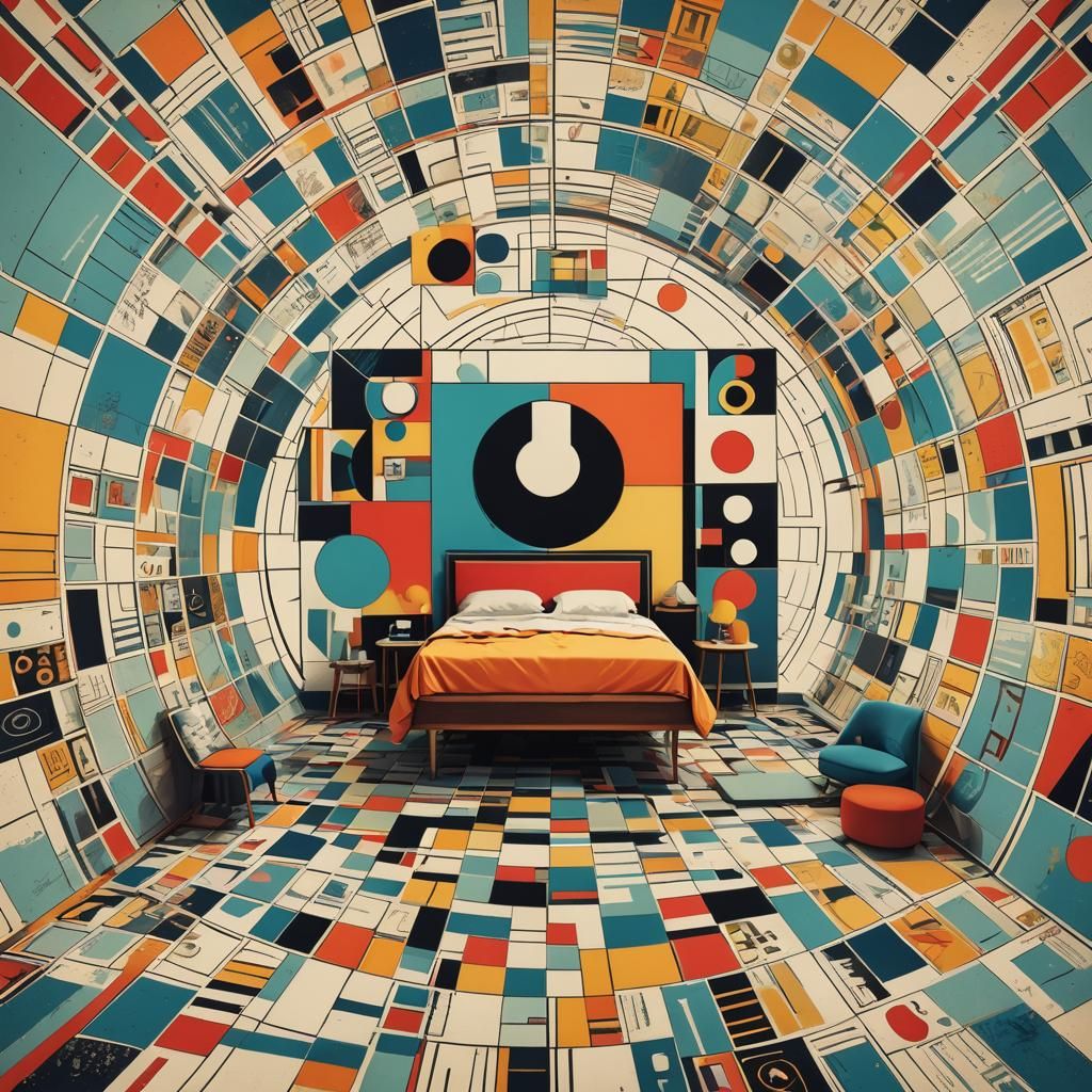 retro bedroom