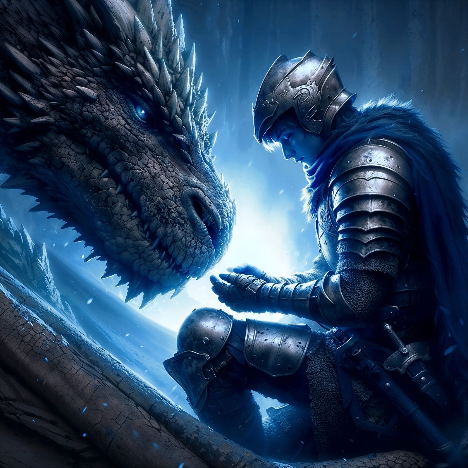 Heart of the Dragon, Valor of the Knight   by @Fictional distraction