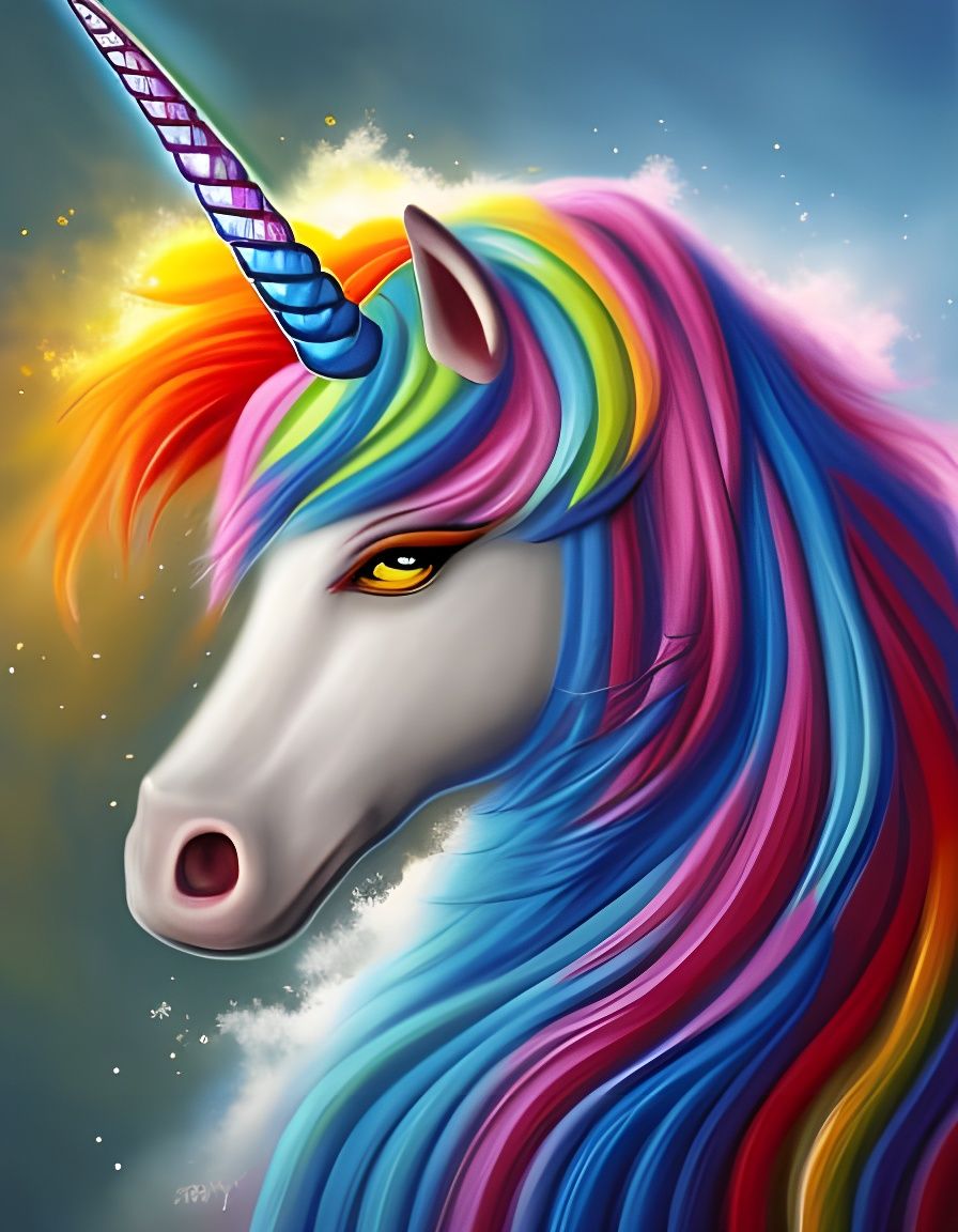 Unicorn (Ver 2) - AI Generated Artwork - NightCafe Creator