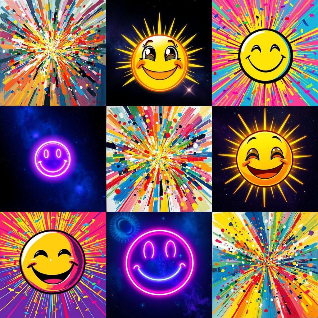 AI Generated Abstract Image with Minimalist Elements