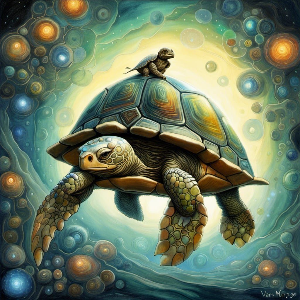 Floating in the Universe  by @Dayana