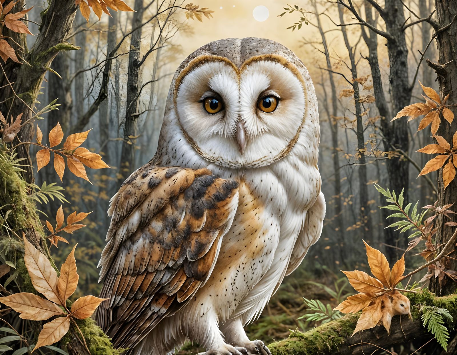 The Majestic Barn Owl   by @Greg