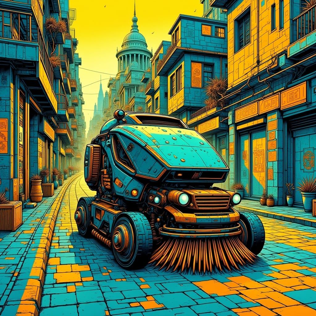 Automated Street Sweeper