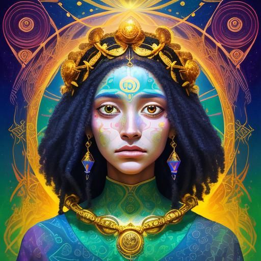Feminine , Her face , come forth , consciousness , elevated ...