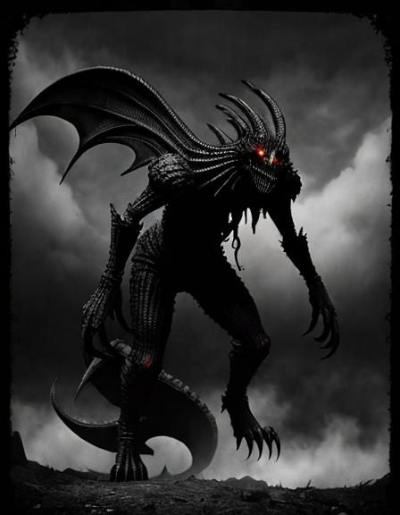 Spooky Horrific macabre mysterious monster creatures caught ...