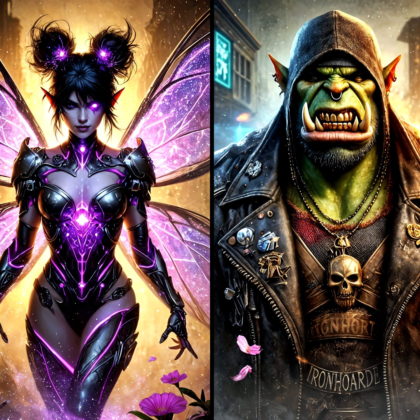 THE DISTRACTION: Beauty vs Beast: Nyx vs Grits