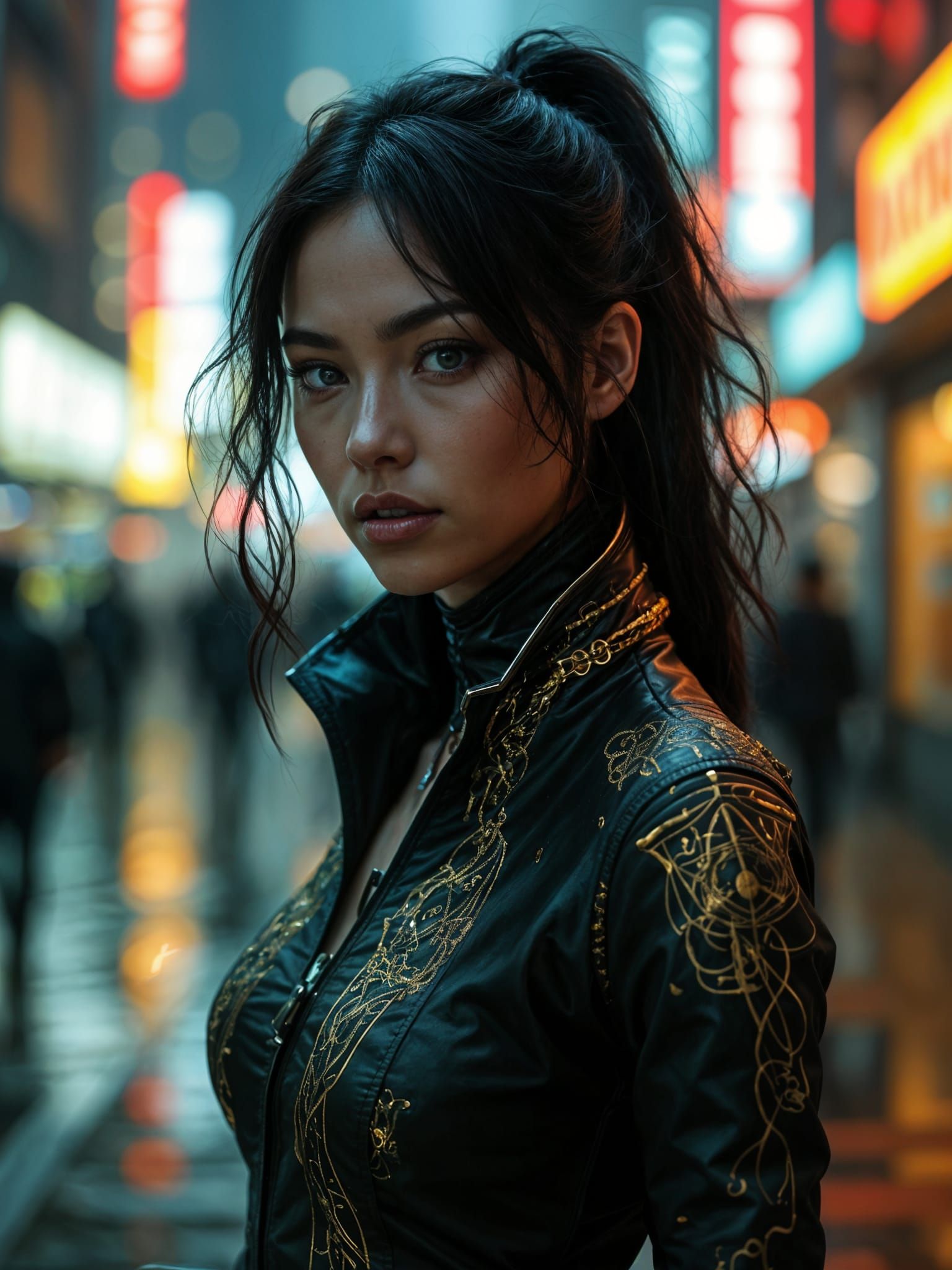 Cyberpunk Portrait  by @Ron