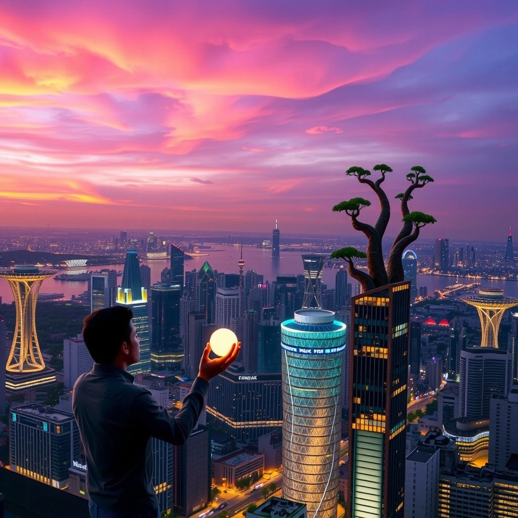 "The Keeper of Time: A Moment Between Worlds"