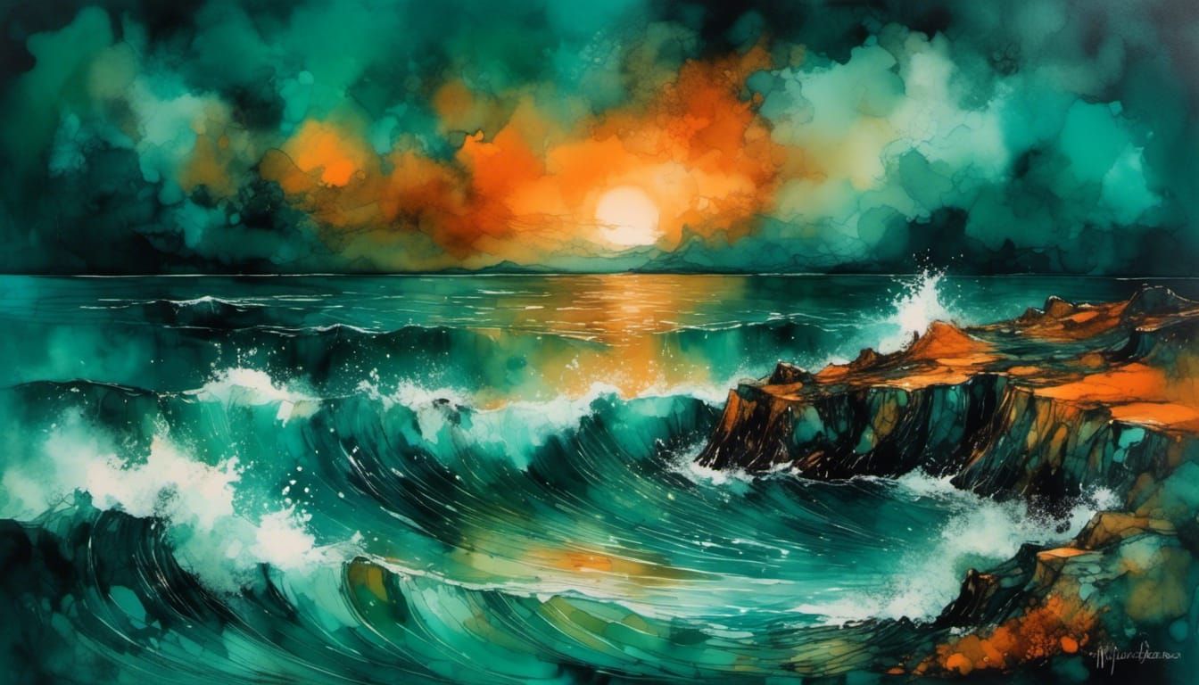 Surreal seascape