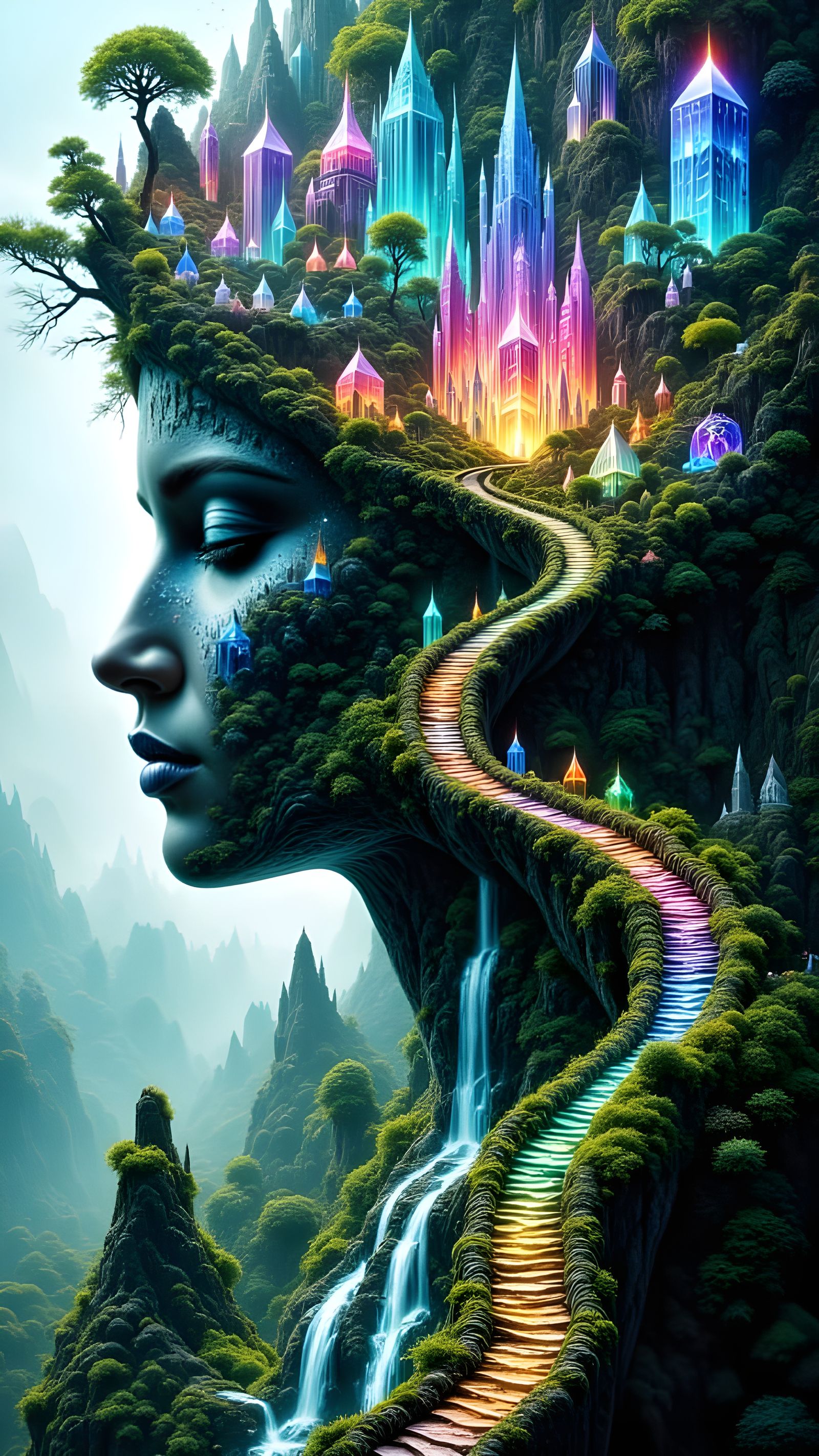 The Crystal mind Palace  by @R Y N