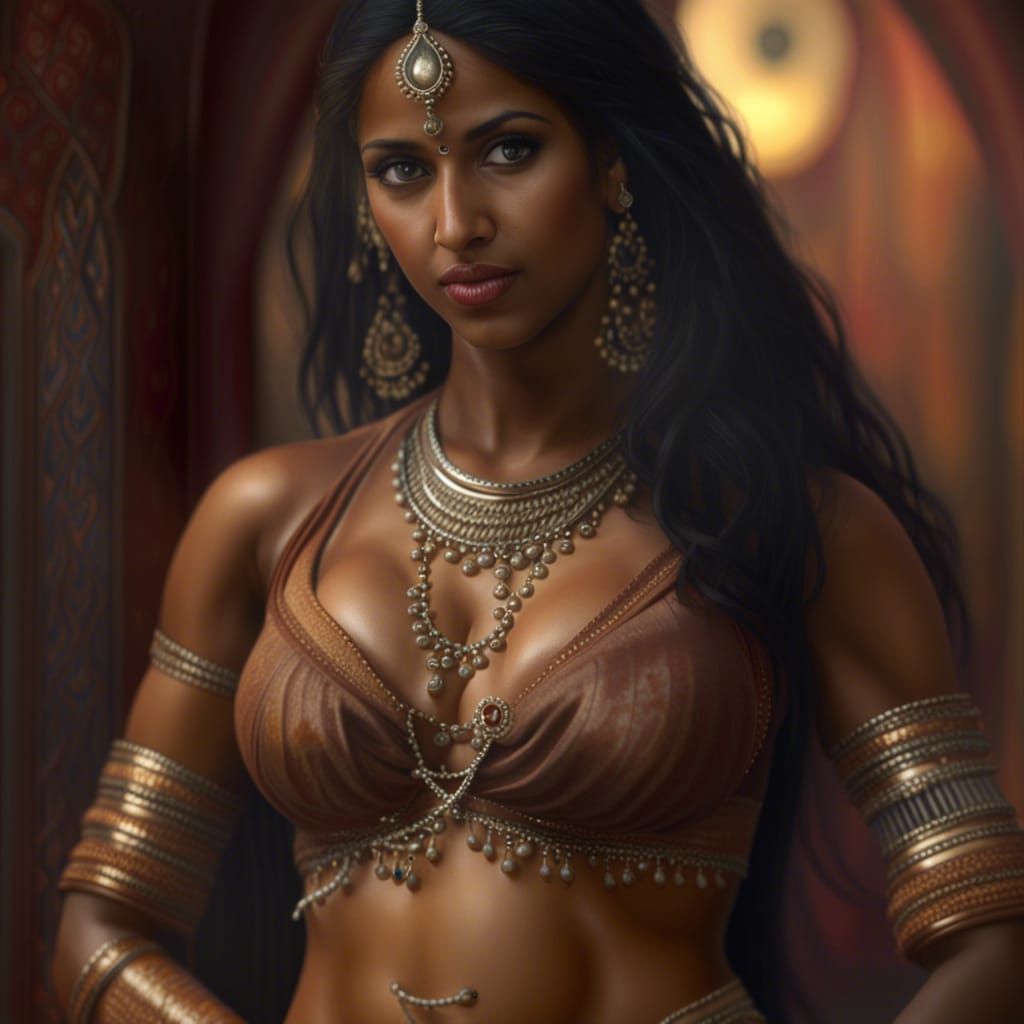 Beautiful Indian Belly Dancer   by @Jackoo