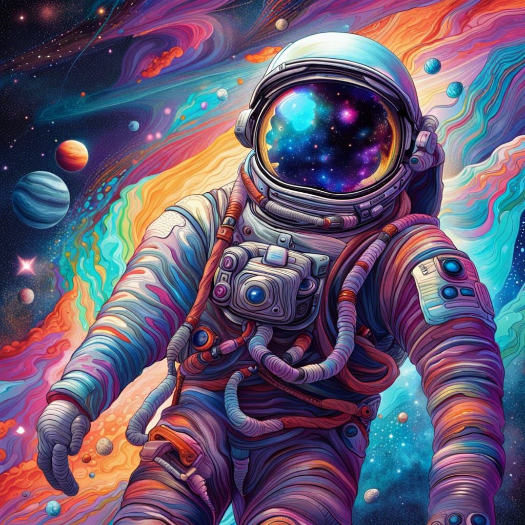 astronaut - AI Generated Artwork - NightCafe Creator