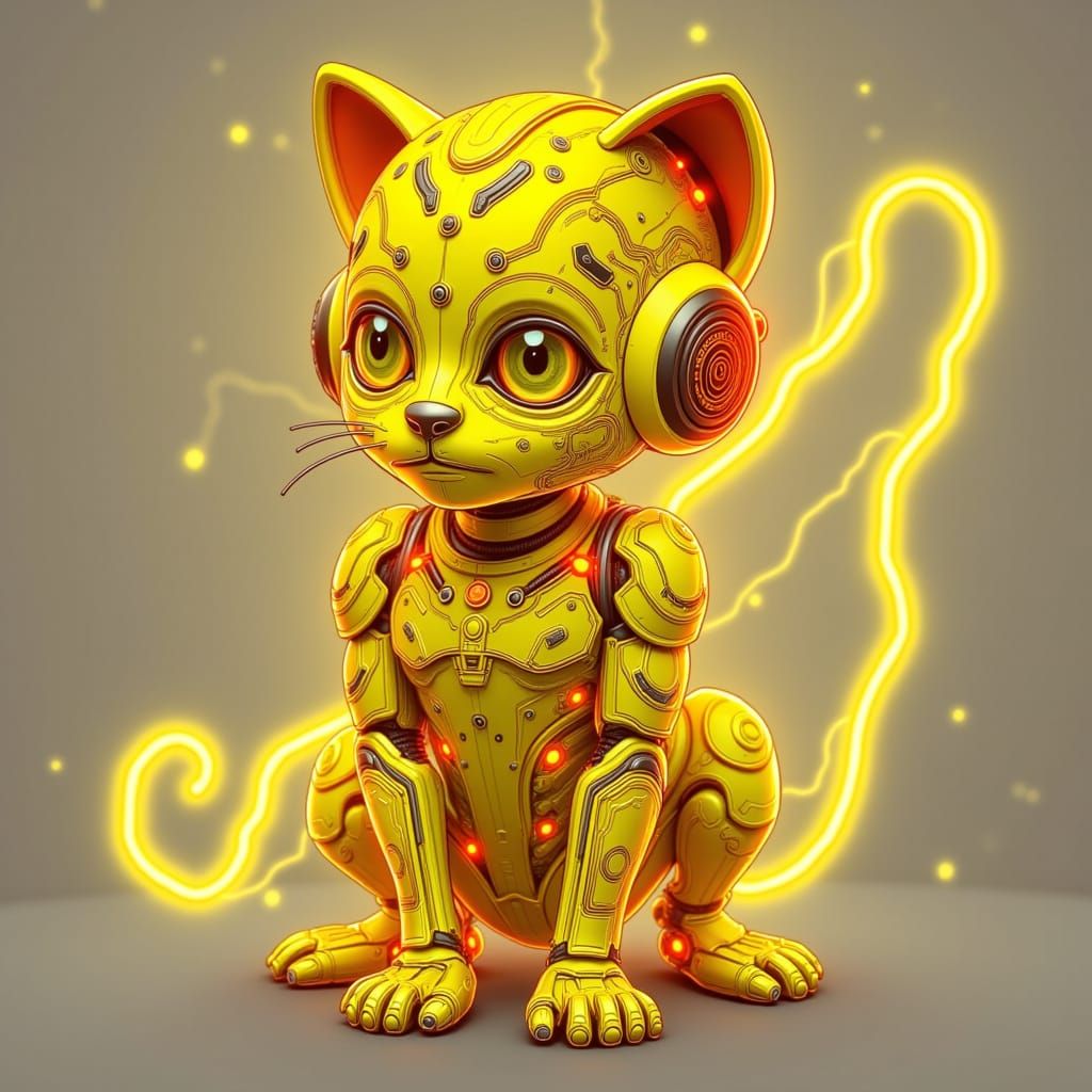  <lora:Zentek:1.0> zentek yellow kitten.