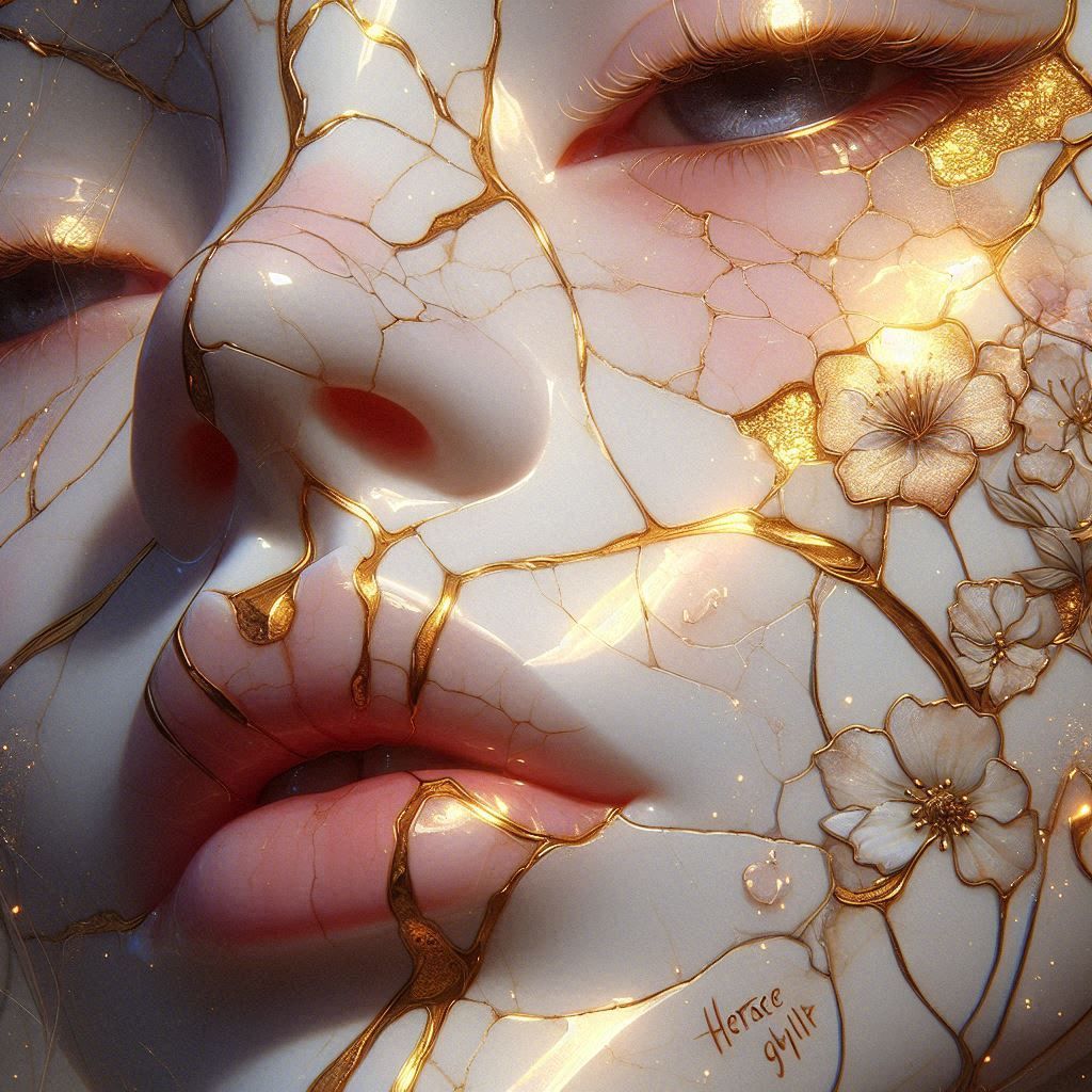 Kintsugi portrait