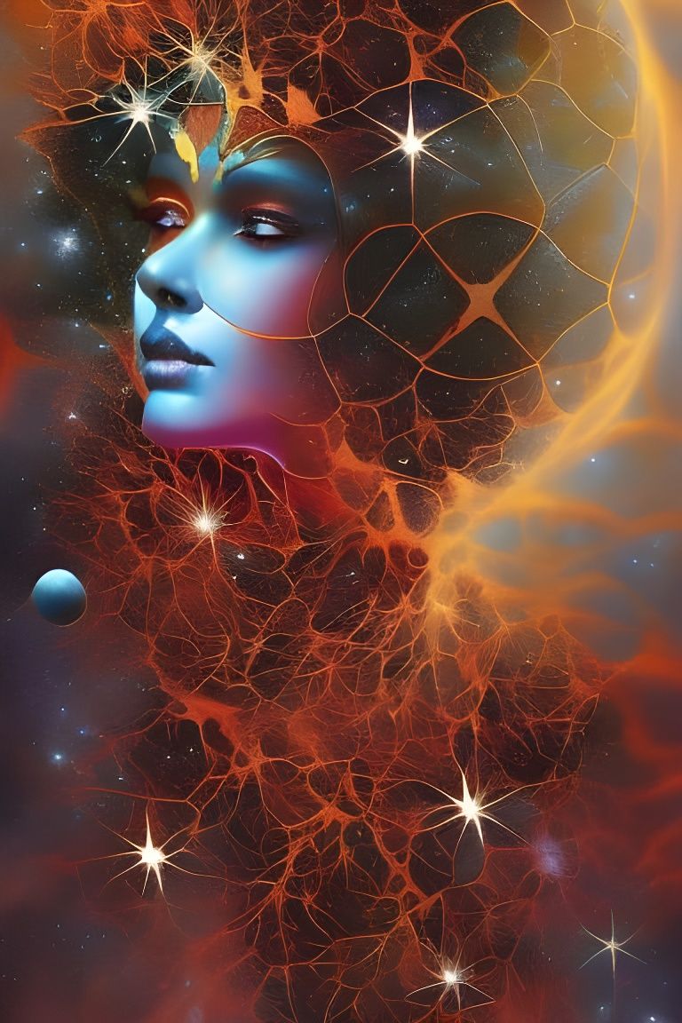 One With The Web Of Spacetime Ai Generated Artwork Nightcafe Creator