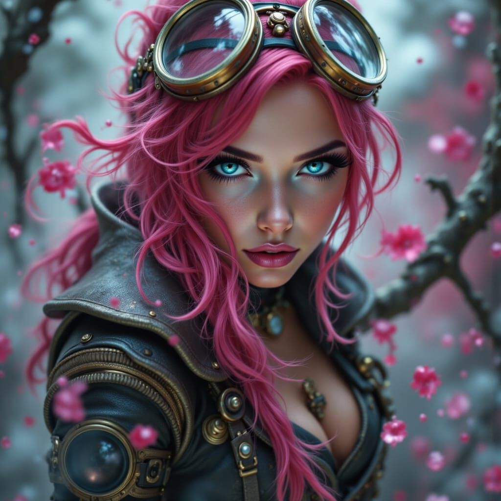 <lora:Steampunk Portrait:1.0>