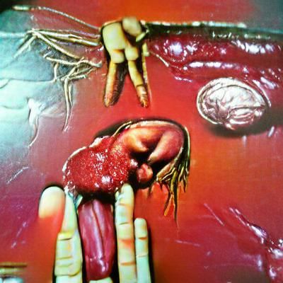 Sticky fingers in utero bloody flesh brain