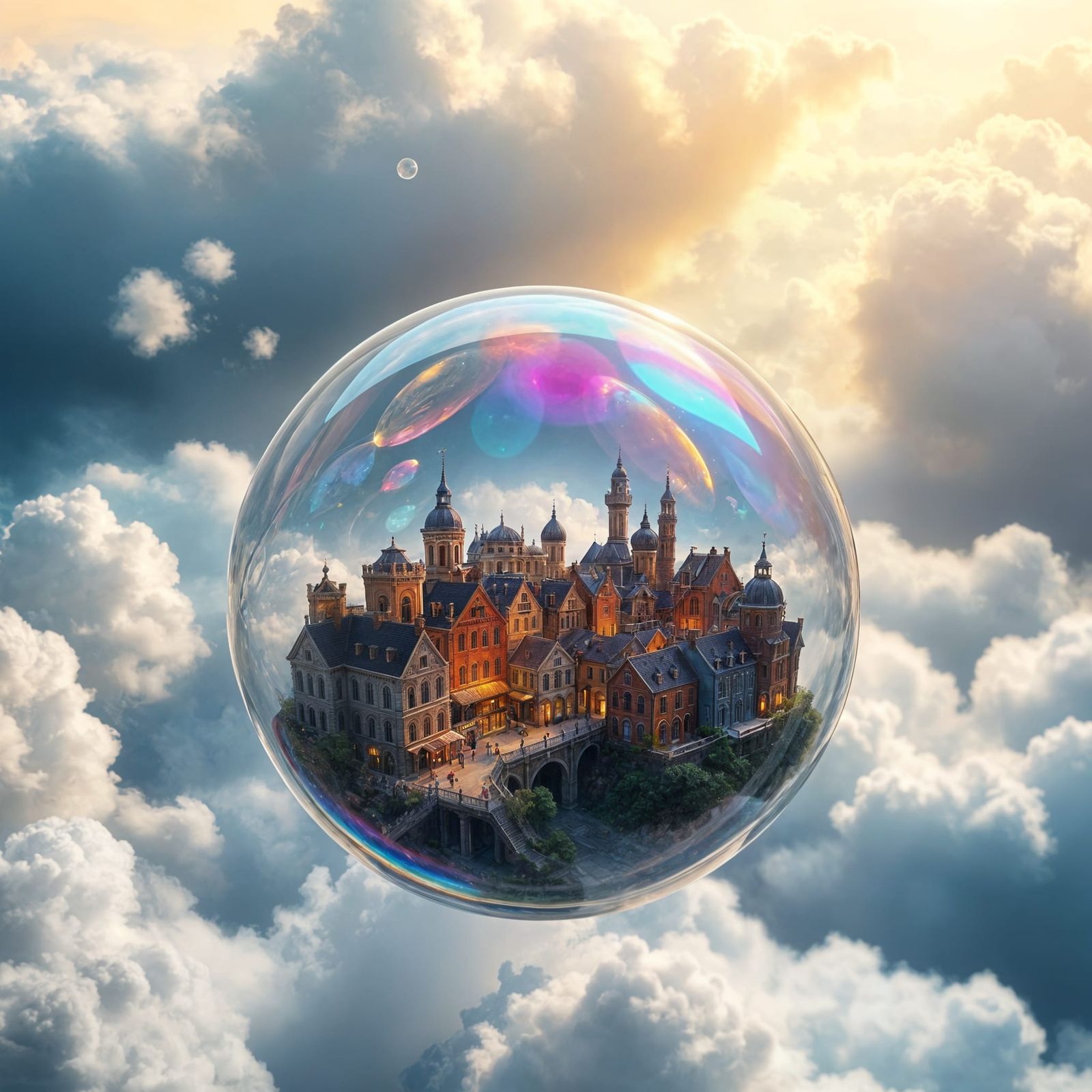 Bubble town  by @Amber Alder