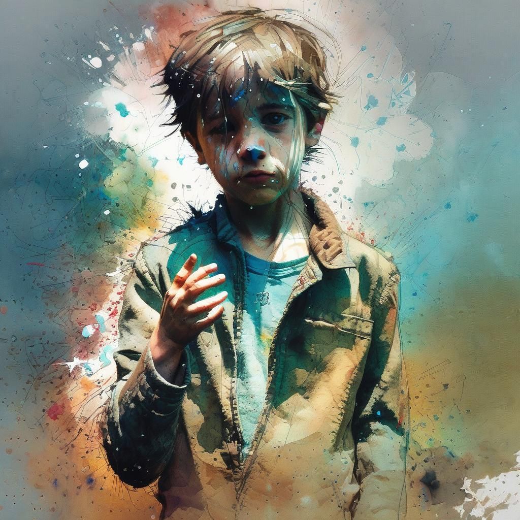 Boy AI Generated Artwork NightCafe Creator