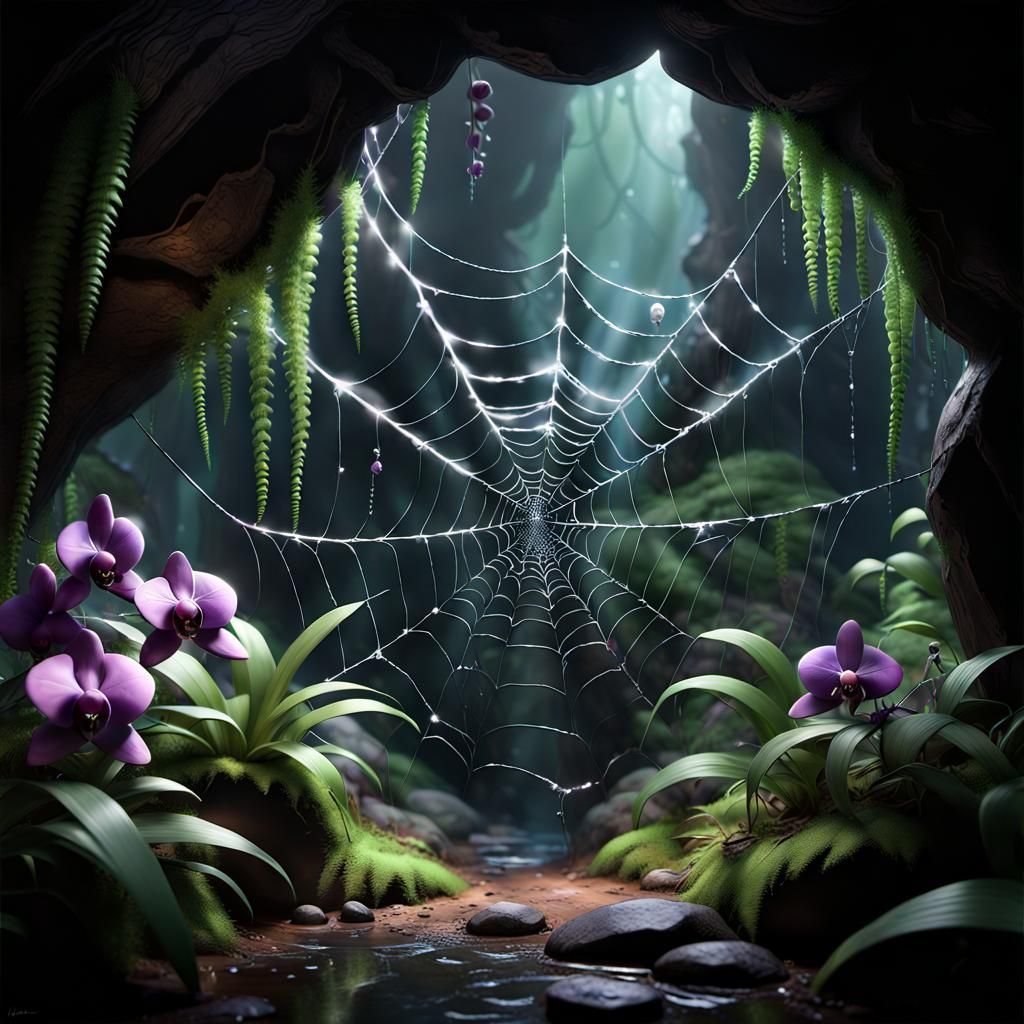 spiderweb  by @Candie Floss