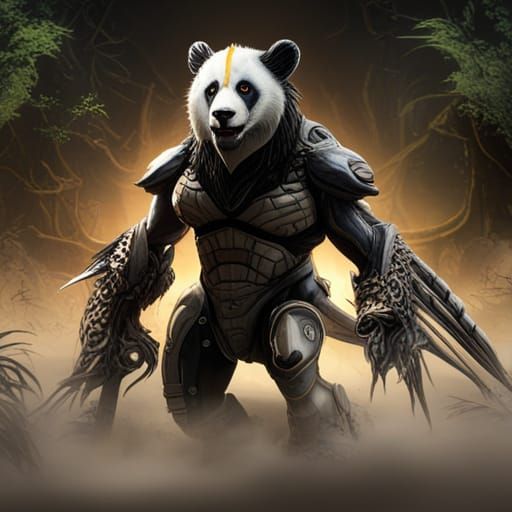 Predator Panda - AI Generated Artwork - NightCafe Creator