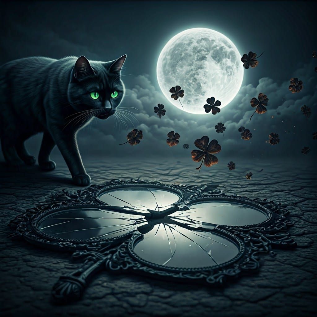 7 years bad luck!    by @Blue 