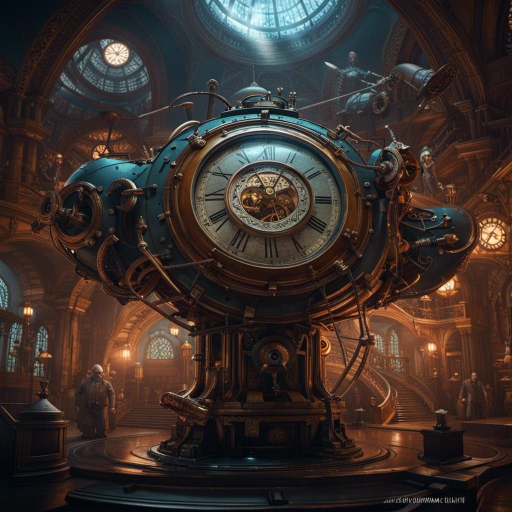 The time machine - AI Generated Artwork - NightCafe Creator