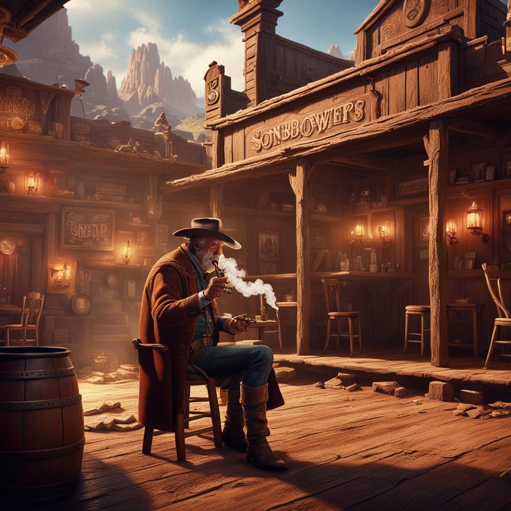 Back in the day at the saloon