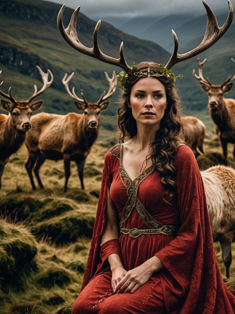 The Celtic princess Sadhbh