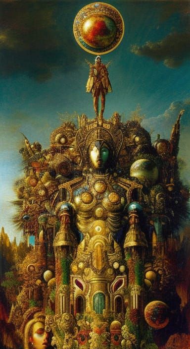 Titan holding the sky