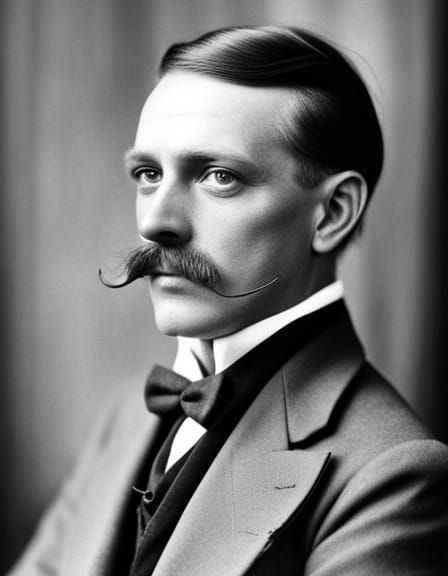  Mustaches 1900  by @Ghexghe