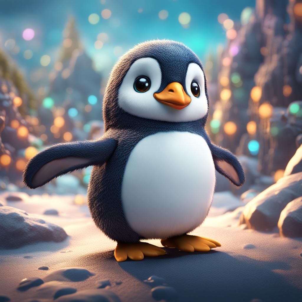 Cute penguin