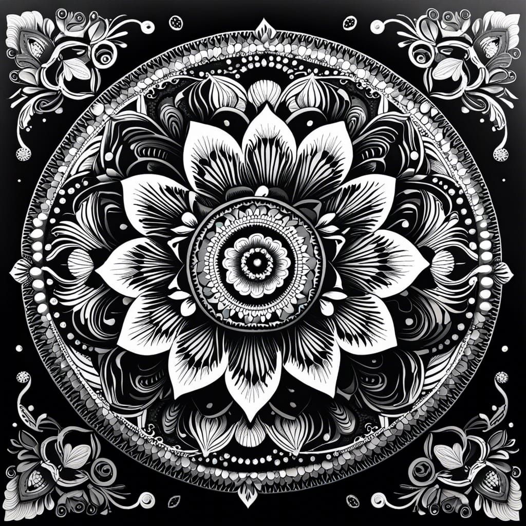 Mandala - AI Generated Artwork - NightCafe Creator