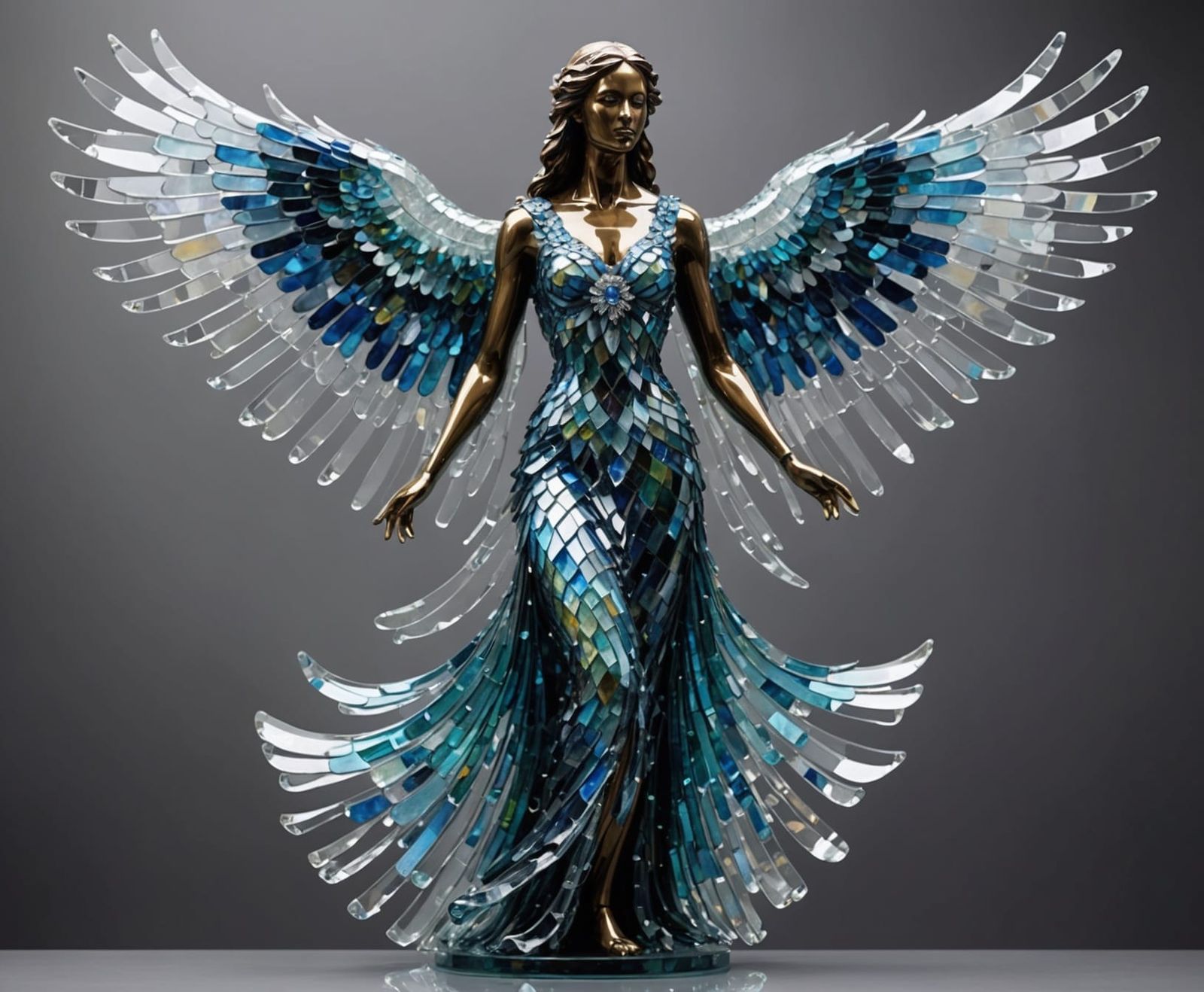 Sea glass angel  by @Crystalline