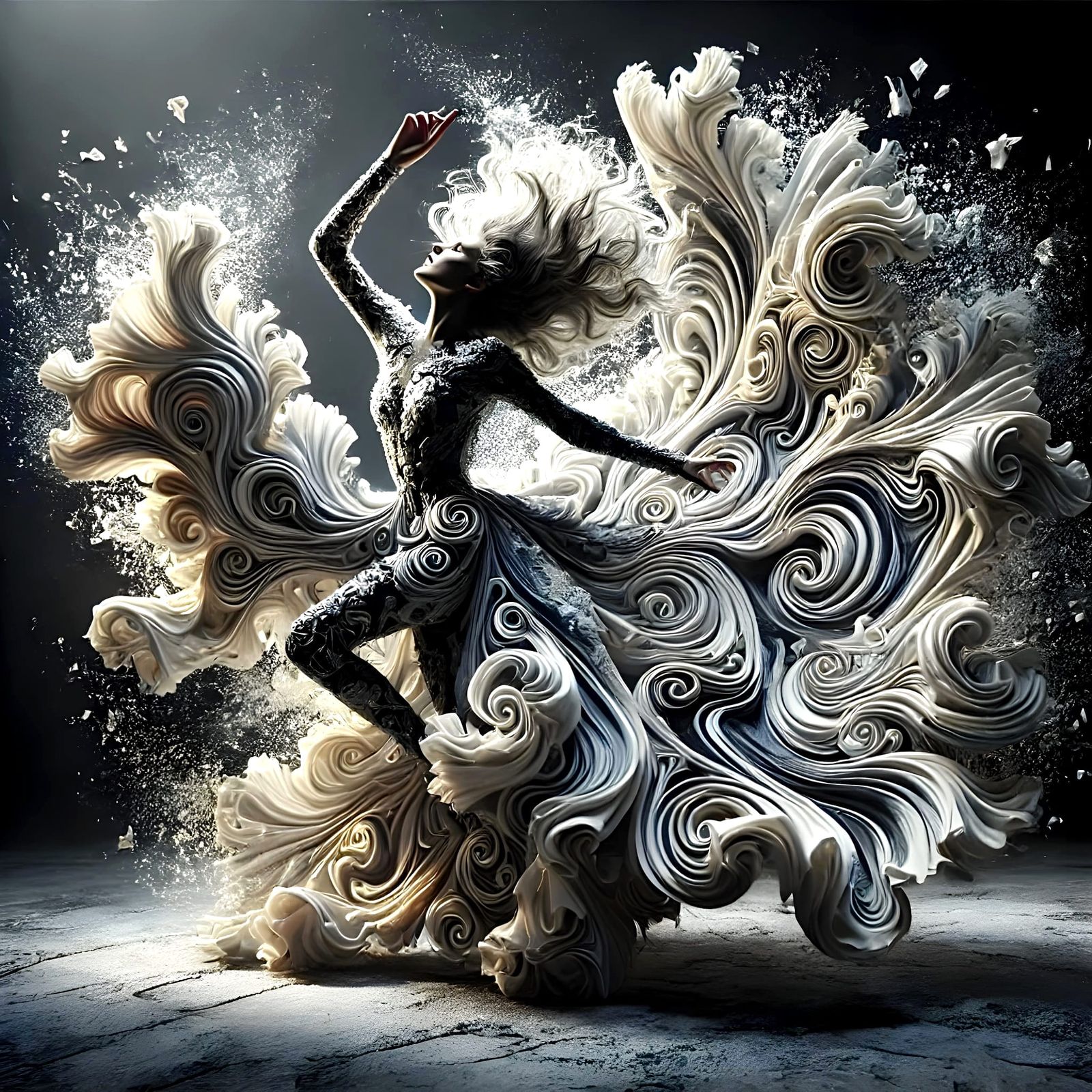 shimmering fragments