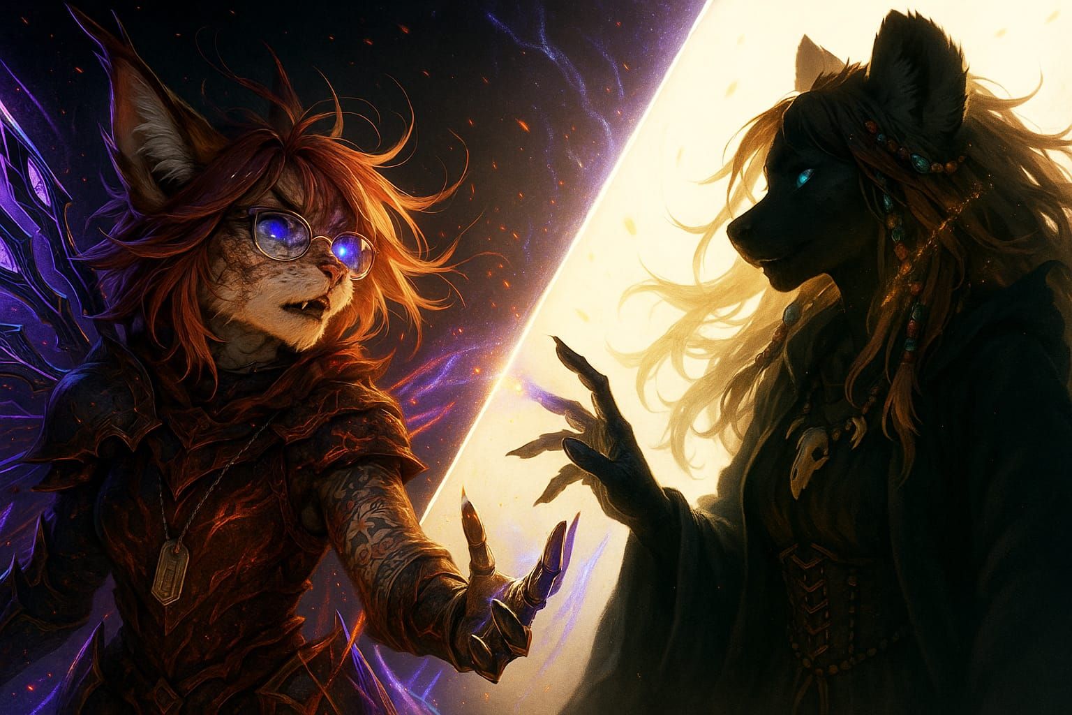 Carmine's Fury and Tranquil Odessa