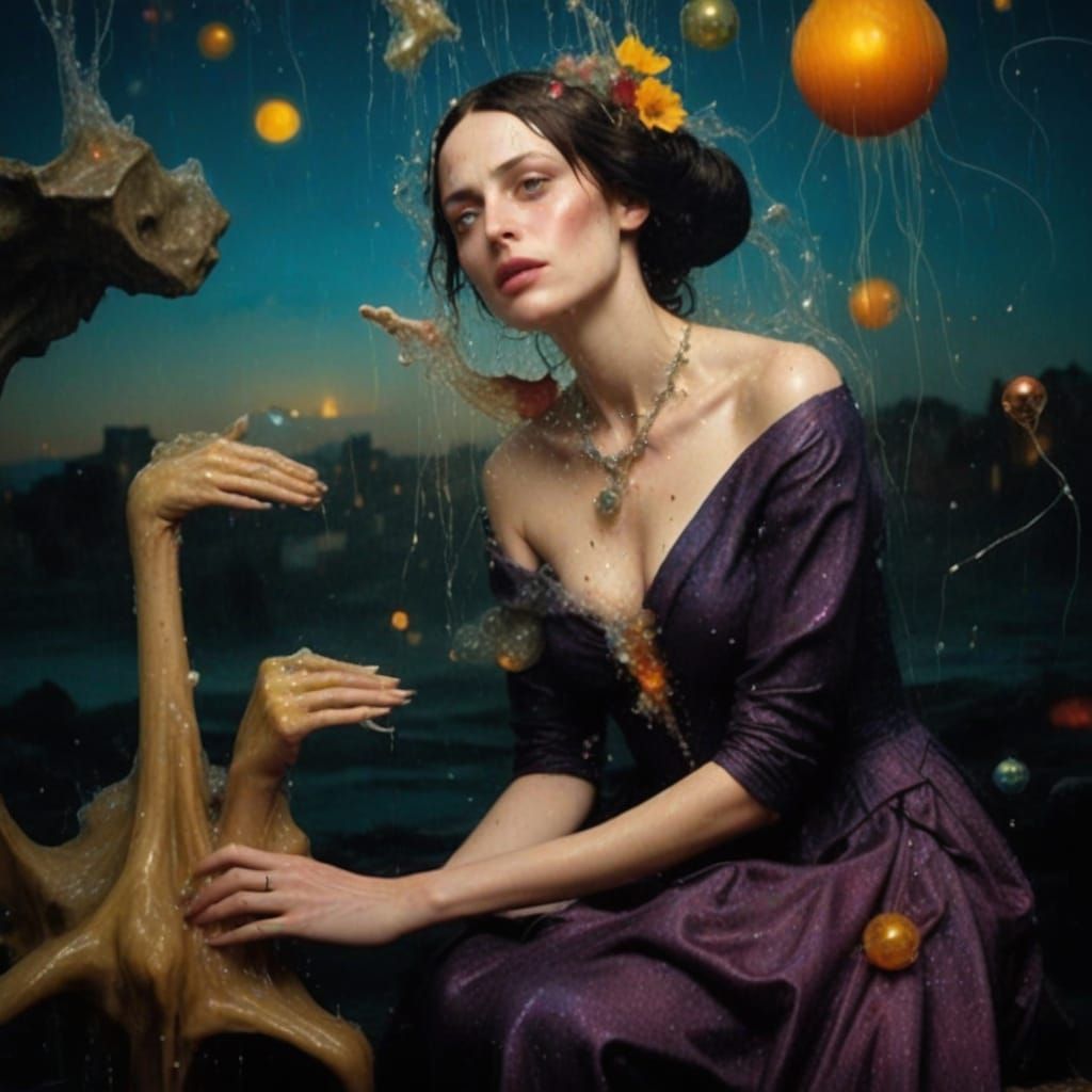 The Creature Communicates with 'Tactile Telepathy' - touch one and you'll know what I mean... 