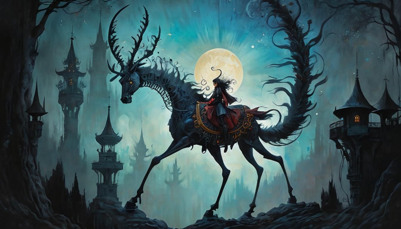 Under the moonlight  by @Crystalline