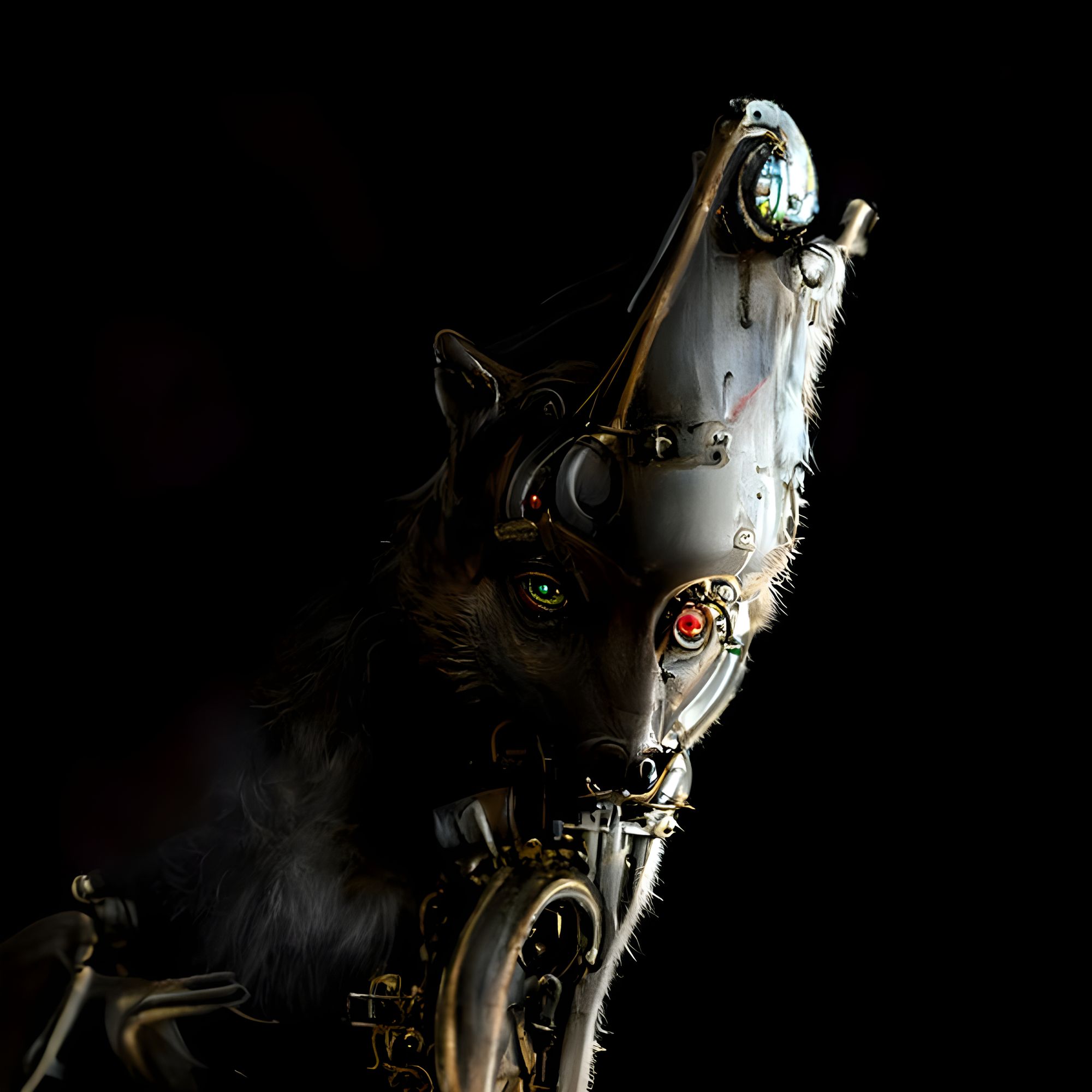 Clockwork wolf r/nightcafe