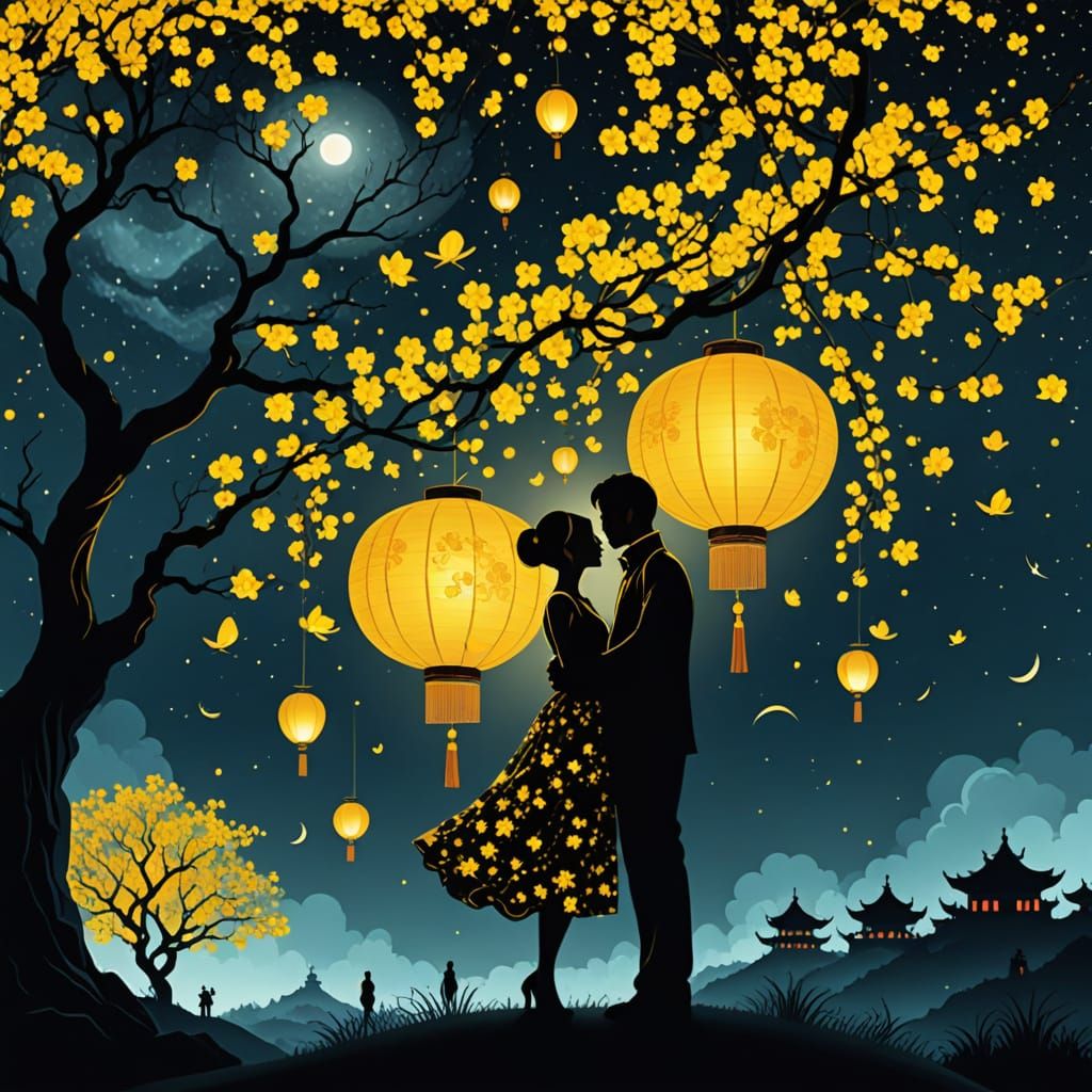 Romance under the lanterns  by @Andy