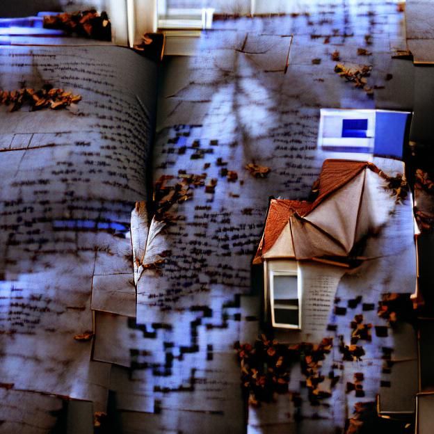 A house of leaves, moments before the wind.