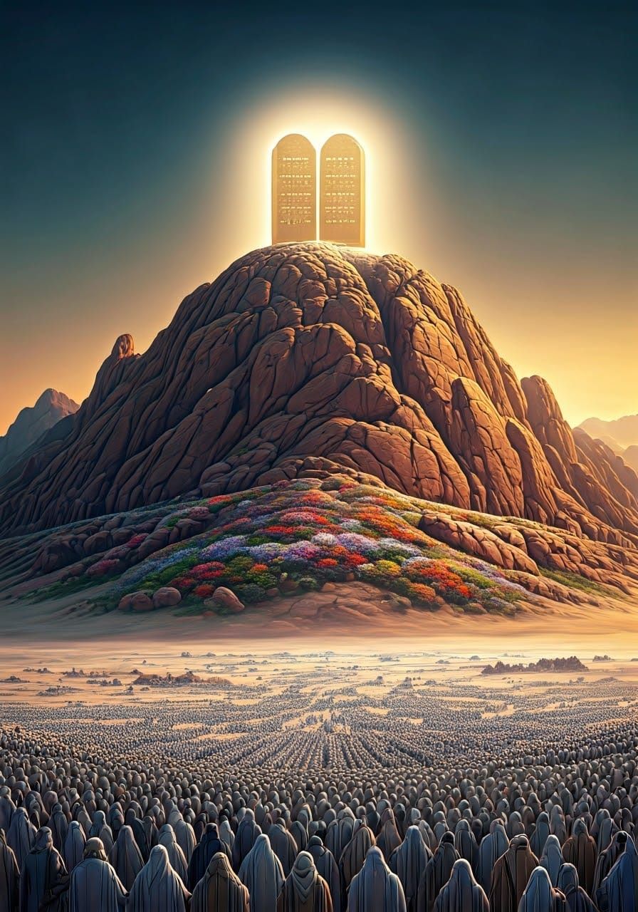 ויחן שם ישראל נגד ההר