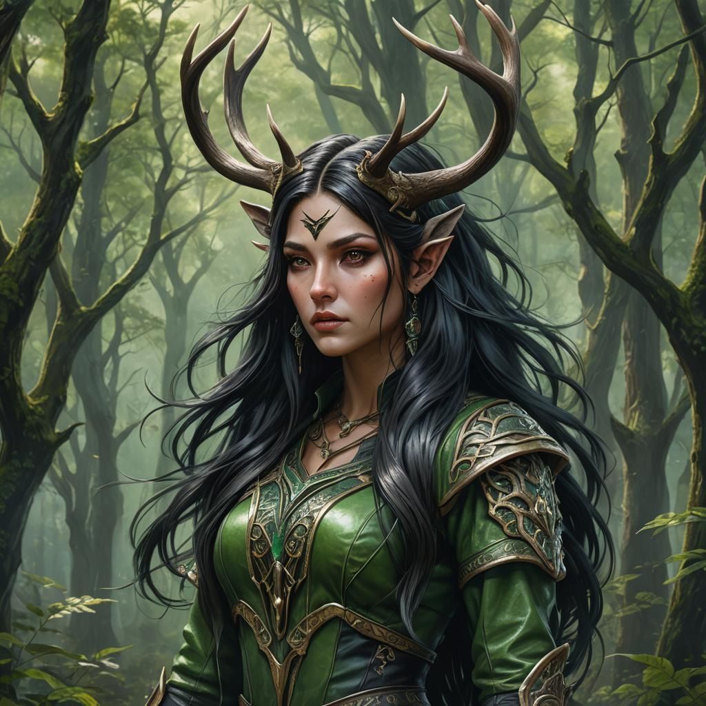 Daughter of the Wild--Current Wild Hunt Lord  by @Raveighen Blackwing