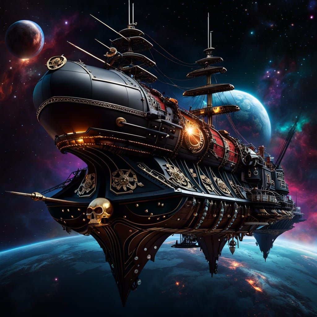 Space Black Pearl  by @Marinaoceana