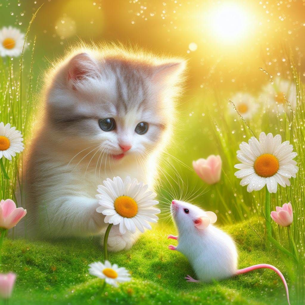 🔆Ballet de pétales et de museaux 🔆