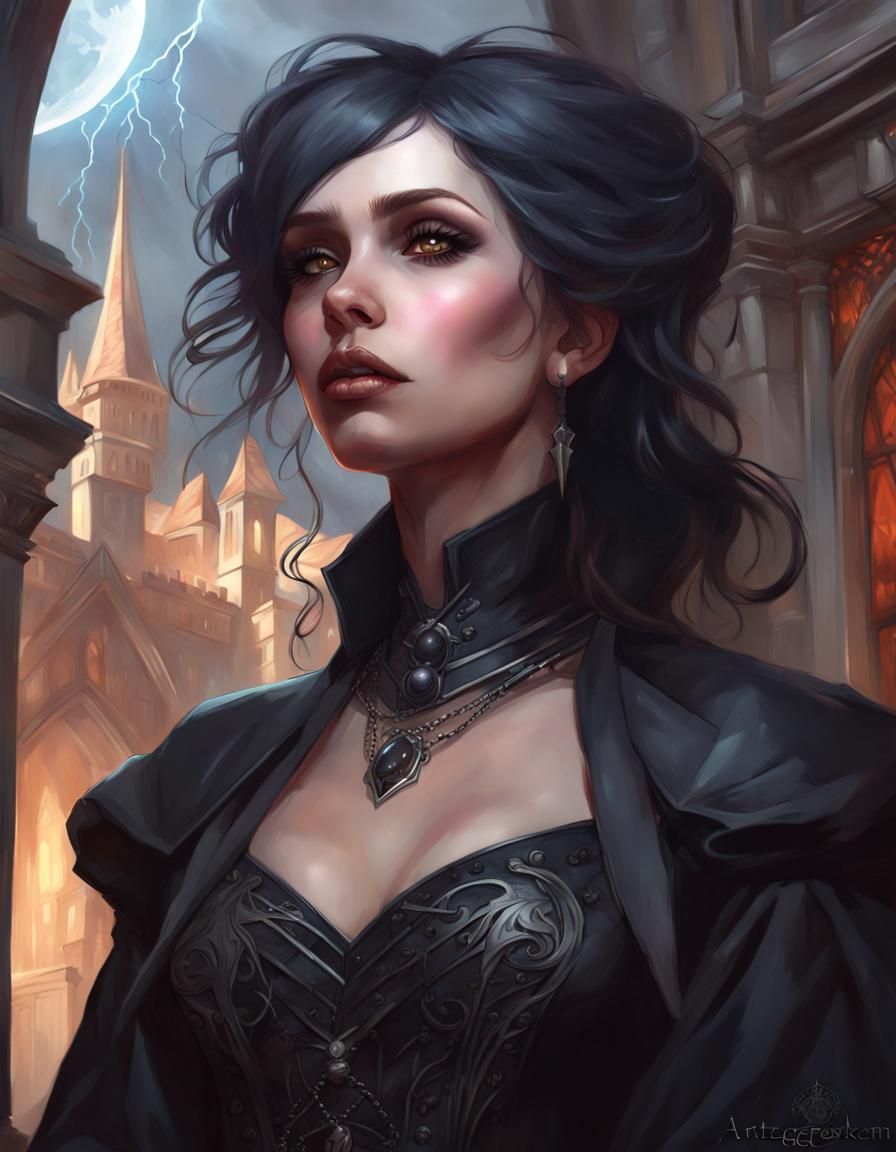 Gothic Beauty - AI Generated Artwork - NightCafe Creator