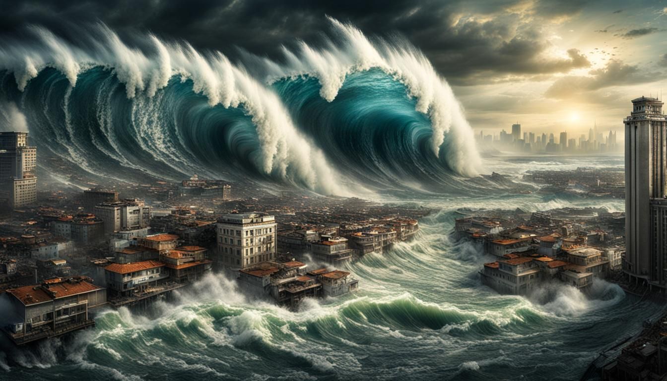 tsunami  by @Christine