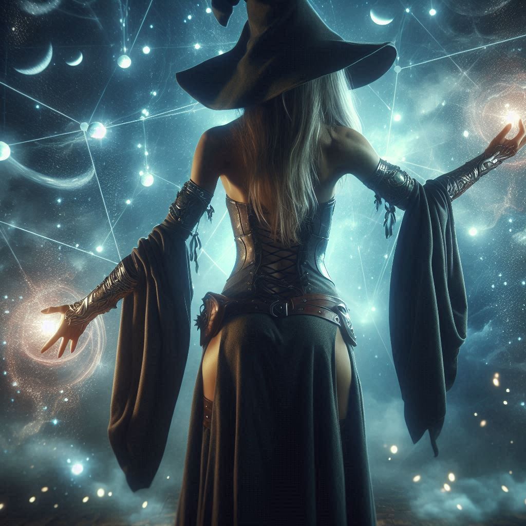 Witch Reading the Stars