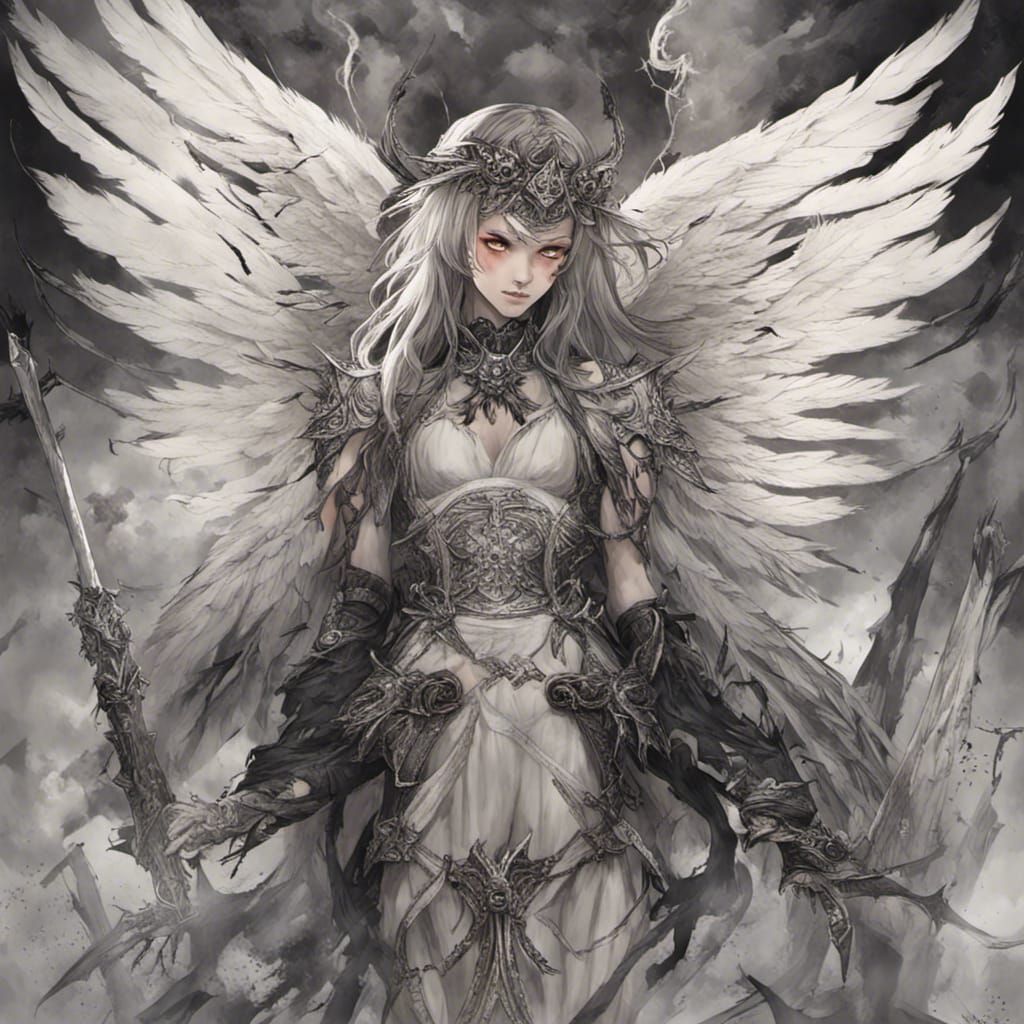 The angel of hatred - AI Generated Artwork - NightCafe Creator